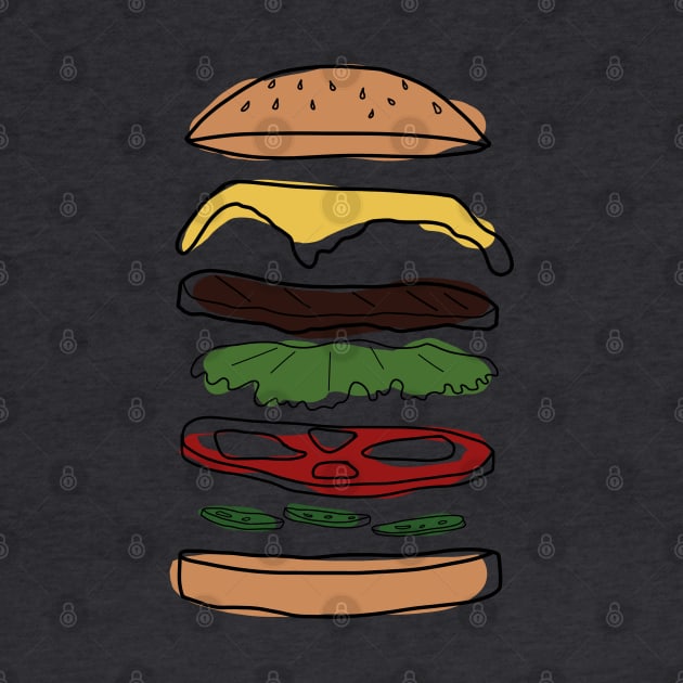 BURGER ANATOMY by danas_fantasy